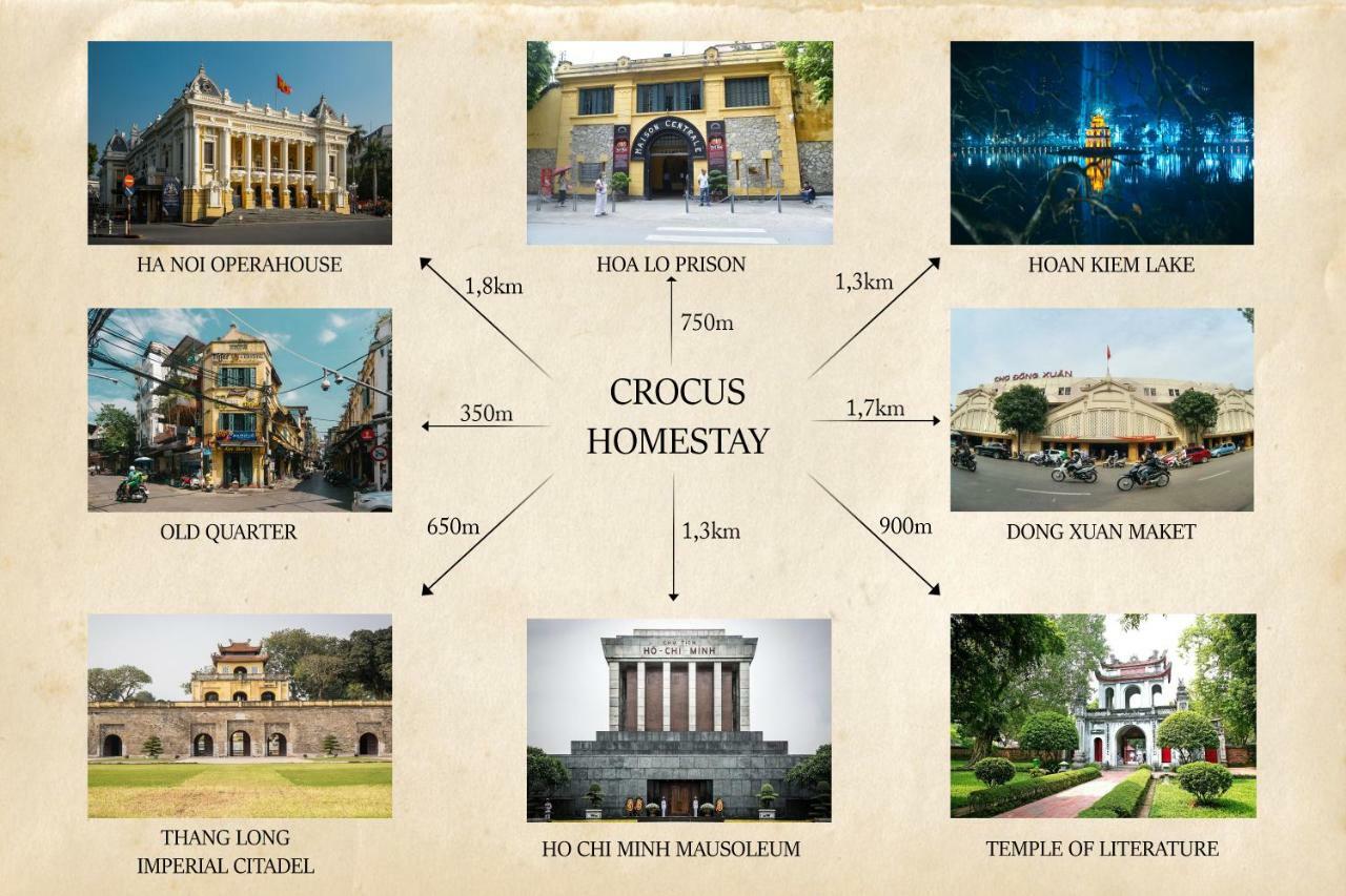 Hanoi Crocus Homestay Экстерьер фото